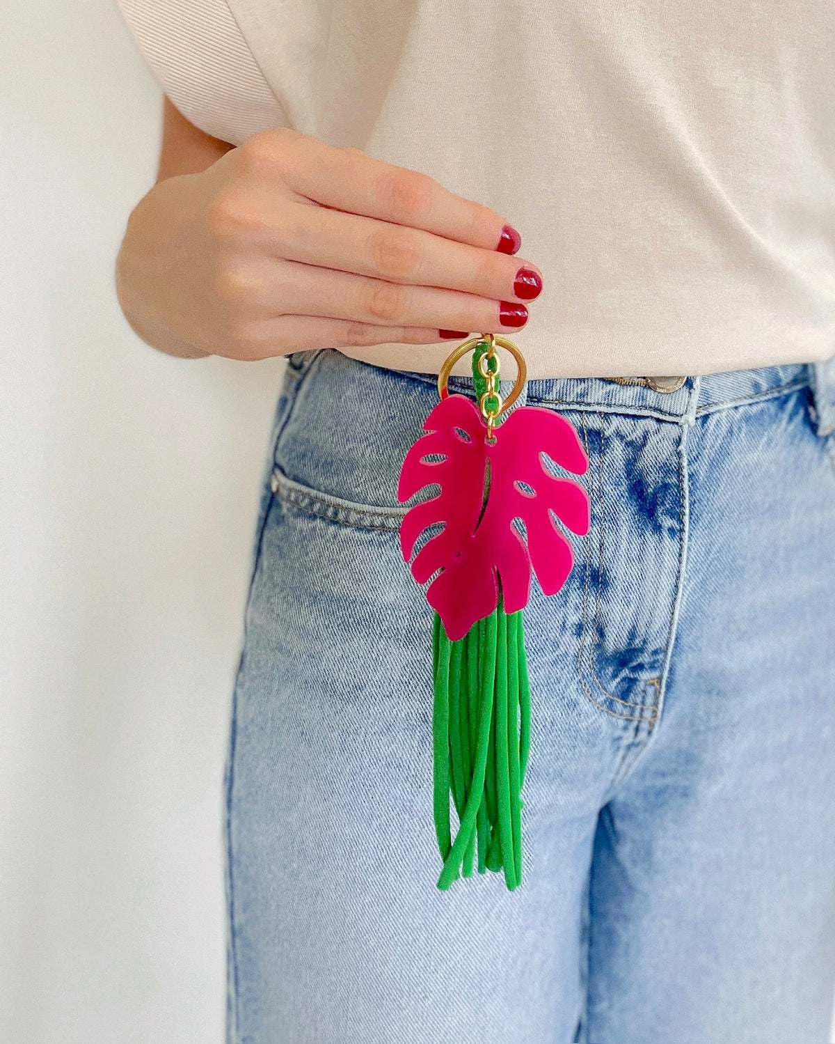 Leaf Keychain