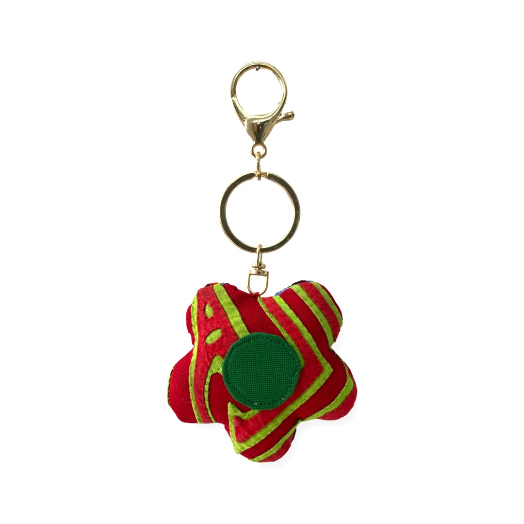 Mola flower Keychain