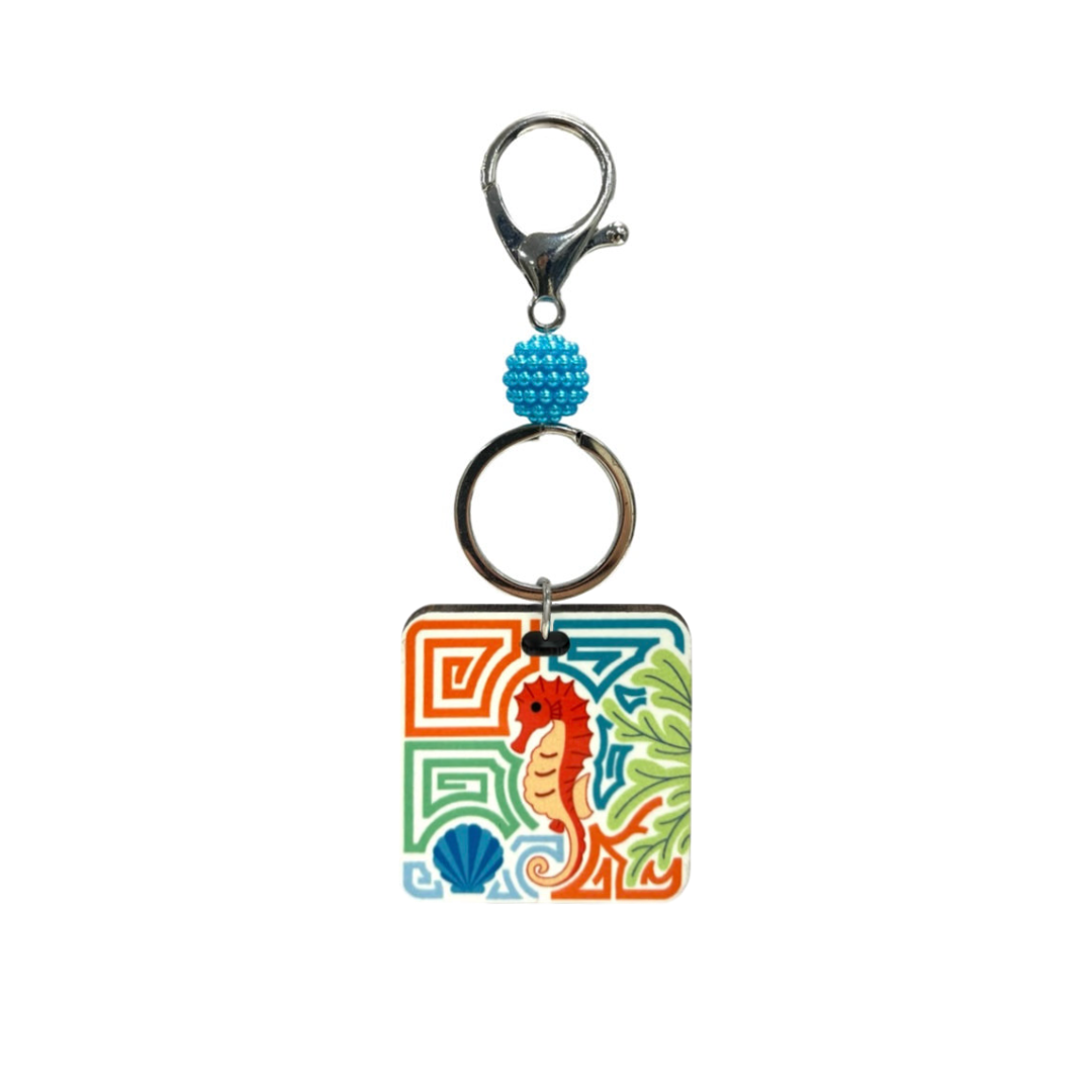 Mola inspiration keychain